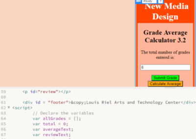 Grade average Calculator